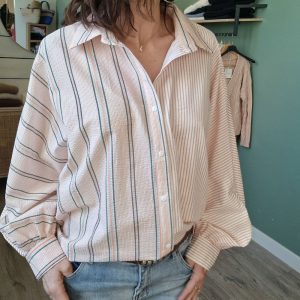 chemise asymétrique femme